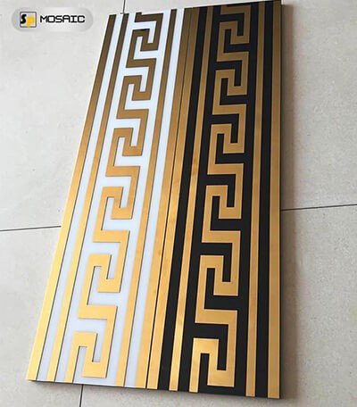 LUXURY INSPIRED DECORATIVE GOLD POLISHED BORDER TILE – Moderno Pilipinas